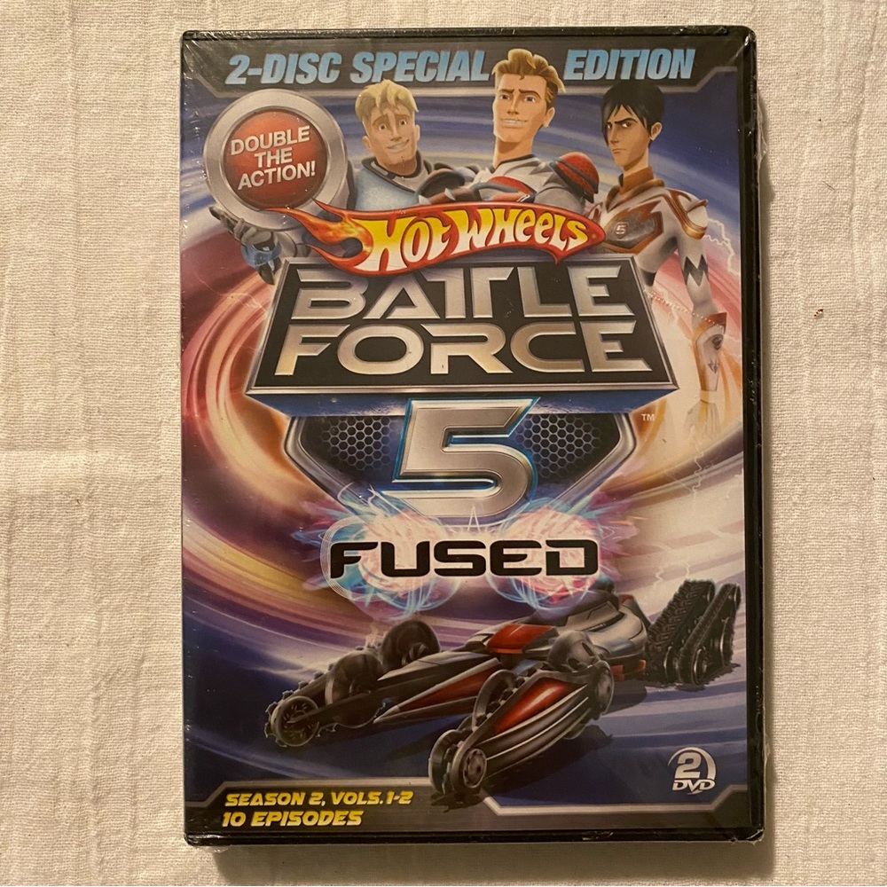 Hot Wheels Battle Force 5 Fused 2-Disc Special Edition Season 2 Volume 1-2 DVD
